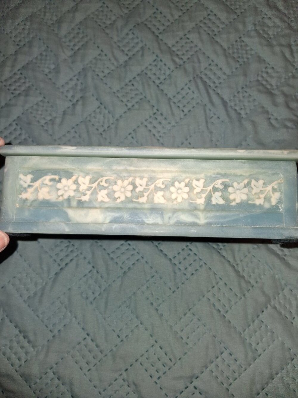 Incolay Stone Jewelry Box - Picture 3 of 8
